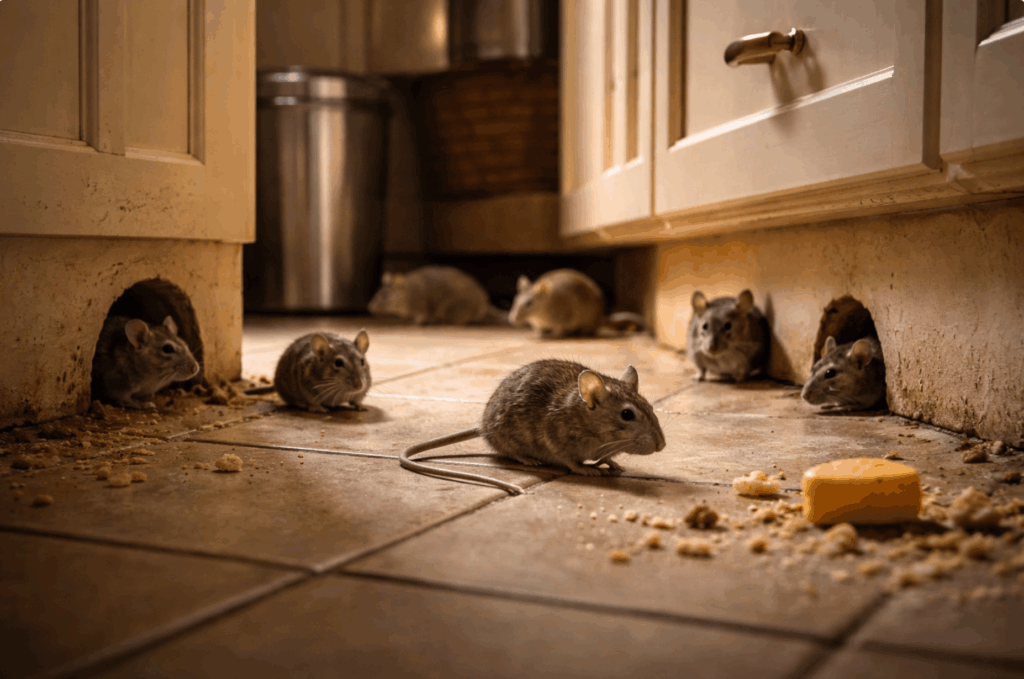 House mice- how to identify them.