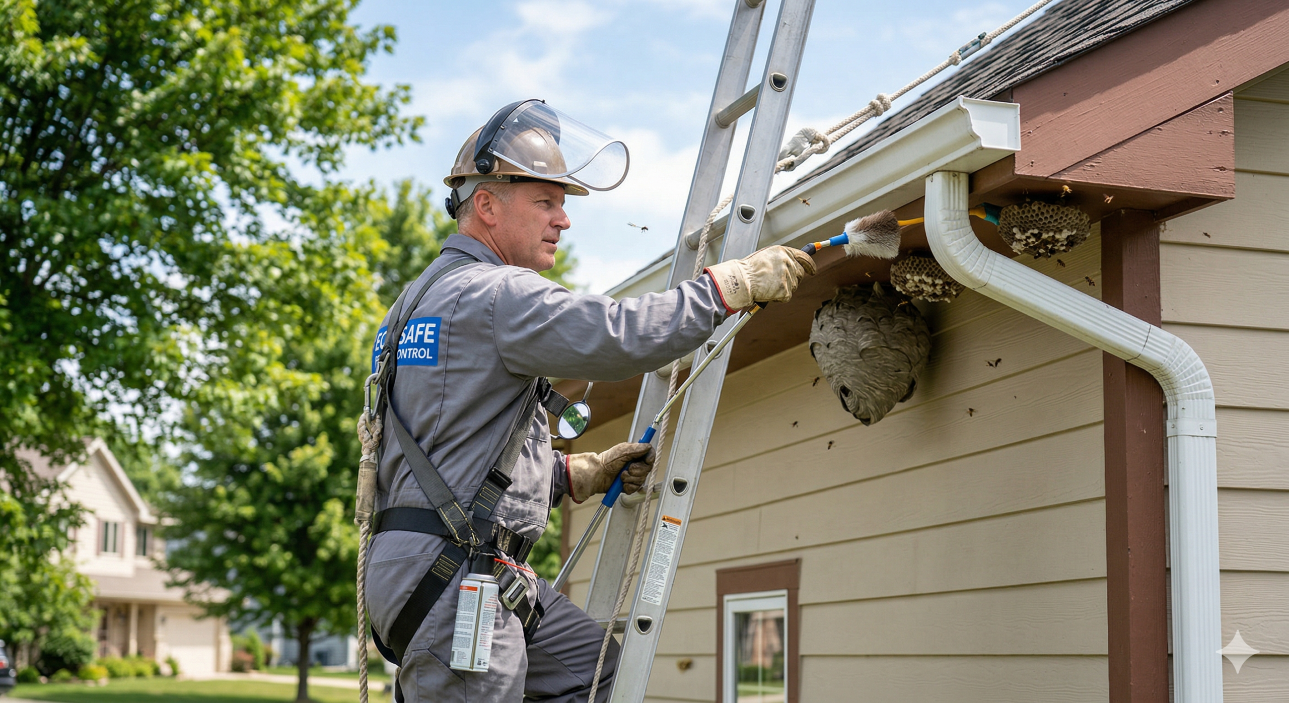 wasp and hornet nest identification sani iq expert pest control